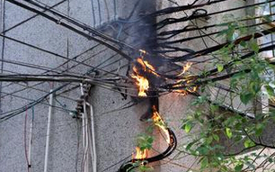电缆老化引起火灾